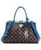 Guess Sp729106Bru Handbags Maddy Girlfriend Satchel Brownblue Nb