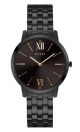Guess Analog Stainless Steel watch with Stainless Steel band in Mens Black/Gunmetal For Him with a 39MM case diameter and model number U1072G3